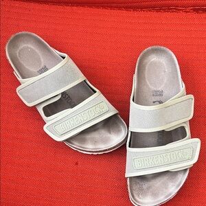 PRELOVED Birkenstock Olive Slide Sandals